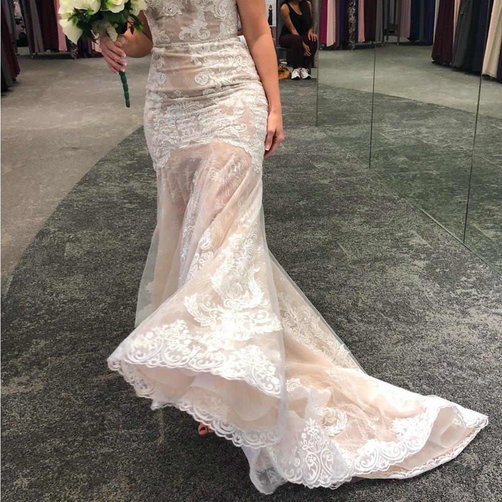 Elegant Lace White Dress